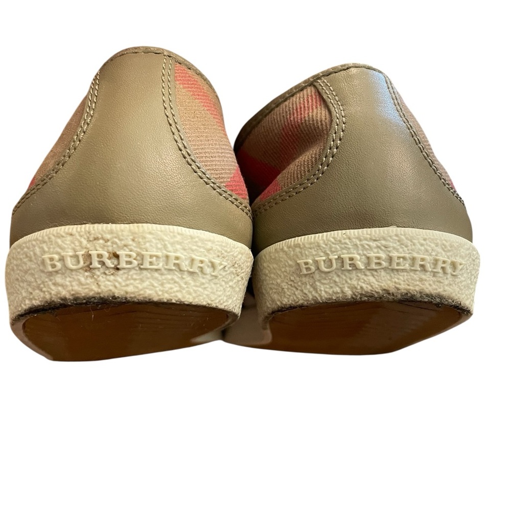 Burberry Nova Check Pattern Canvas Sneakers - Picture 14 of 15